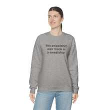 Load image into Gallery viewer, Sweatshop Crewneck Sweatshirt