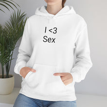 Load image into Gallery viewer, I <3 Sex Hoodie
