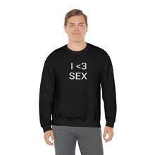 Load image into Gallery viewer, I <3 Sex Crewneck
