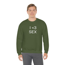 Load image into Gallery viewer, I <3 Sex Crewneck
