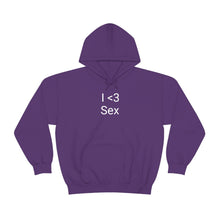 Load image into Gallery viewer, I <3 Sex Hoodie
