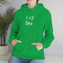 Load image into Gallery viewer, I <3 Sex Hoodie
